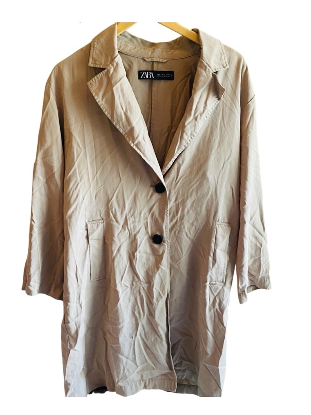 ZARA Oversized Beltless Trench Coat